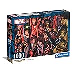 Clementoni Jigsaw Puzzle Marvel The Avengers 1000 Pieces - Poster Included, Puzzle For Adults 14-99 Years, Gift For Men/Women, Super Hero, Made In Italy, 39857