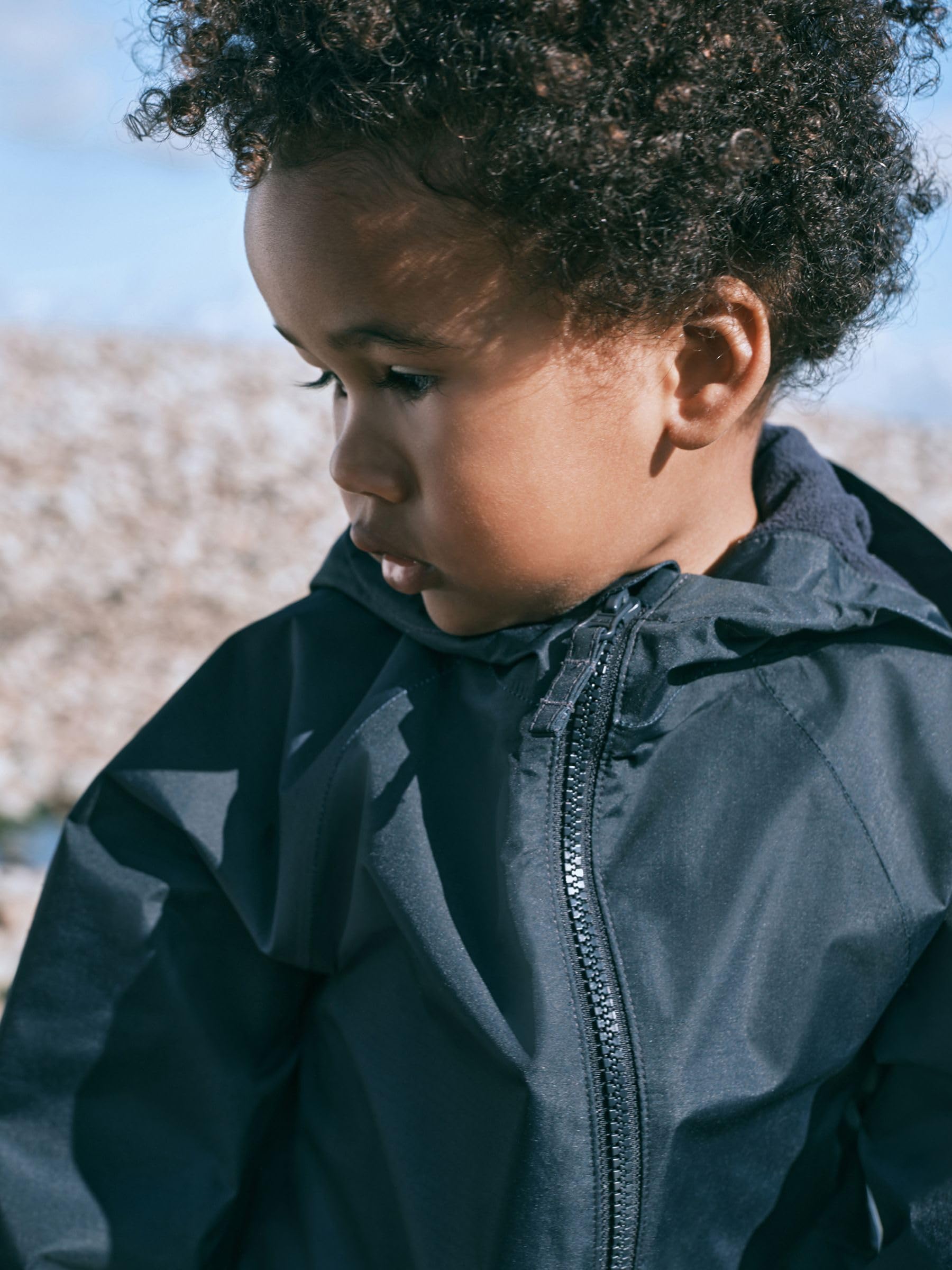 NEXT Ragazzo Tuta Impermeabile con Fodera in Pile | Bambino, Zipper, Lavabile in lavatrice