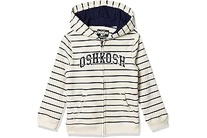 OshKosh Toddler Boys' Full Zip Logo Hoodie: A Cozy and Durable Essential...