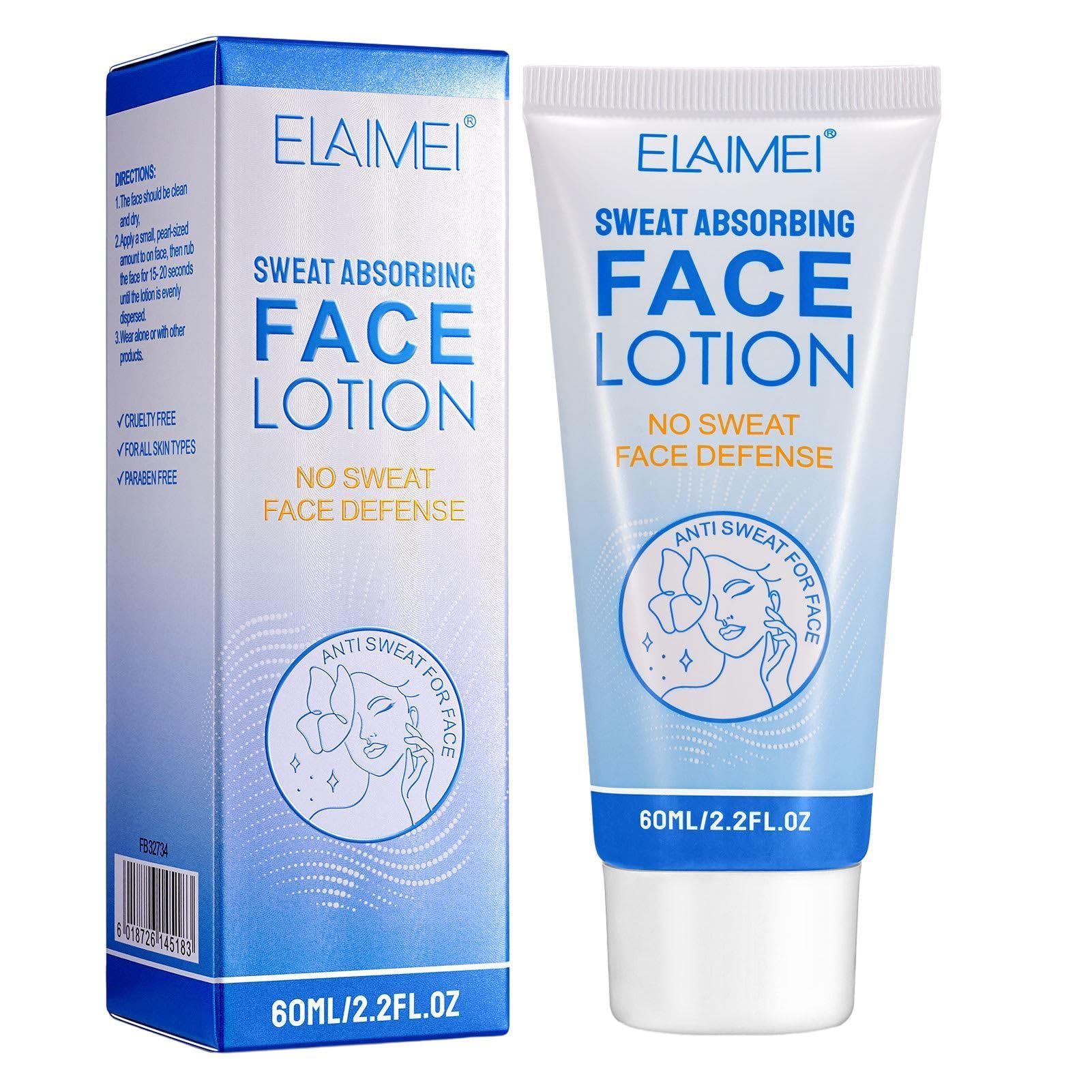 Antiperspirant Cream, Underarm Anti Sweat Cream 60ml Face And Body Antiperspirant Cream Sweat Protection Face Lotion Deodorants Stick For Excessive Sweating, 4x4x12.8cm