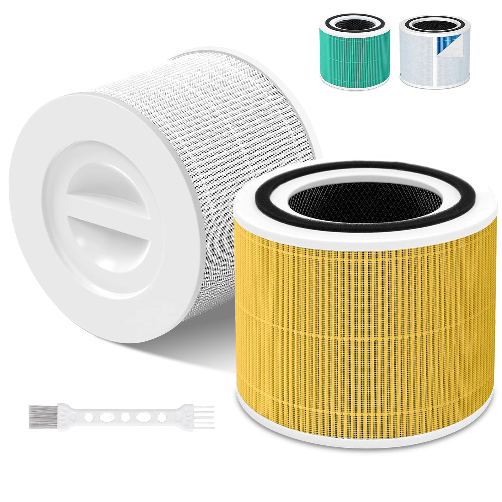 Filter für LEVOIT Core 300S und Core 300, Standard und Haustier-Filter | Core 300 Ersatzfilter, Reinigt bis zu 99,97% Prozent Allergene Staub Pollen Rauch, für Tierbesitzer Raucher Allergiker