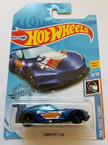 Hot Wheels 2019 Hw Race Team - Corvette C7.R 193/250 Azul