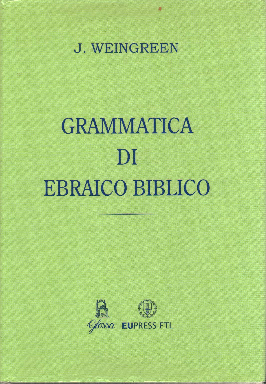 Grammatica di ebraico biblico