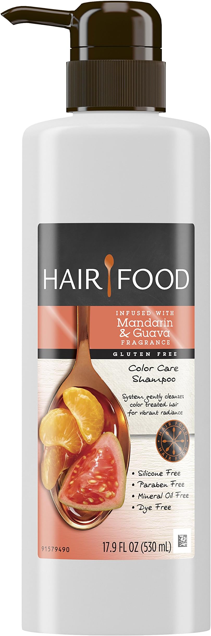 Gluten Free Color Care Shampoo with Mandarin & Guava Fragrance, 17.9 Fluid Ounce