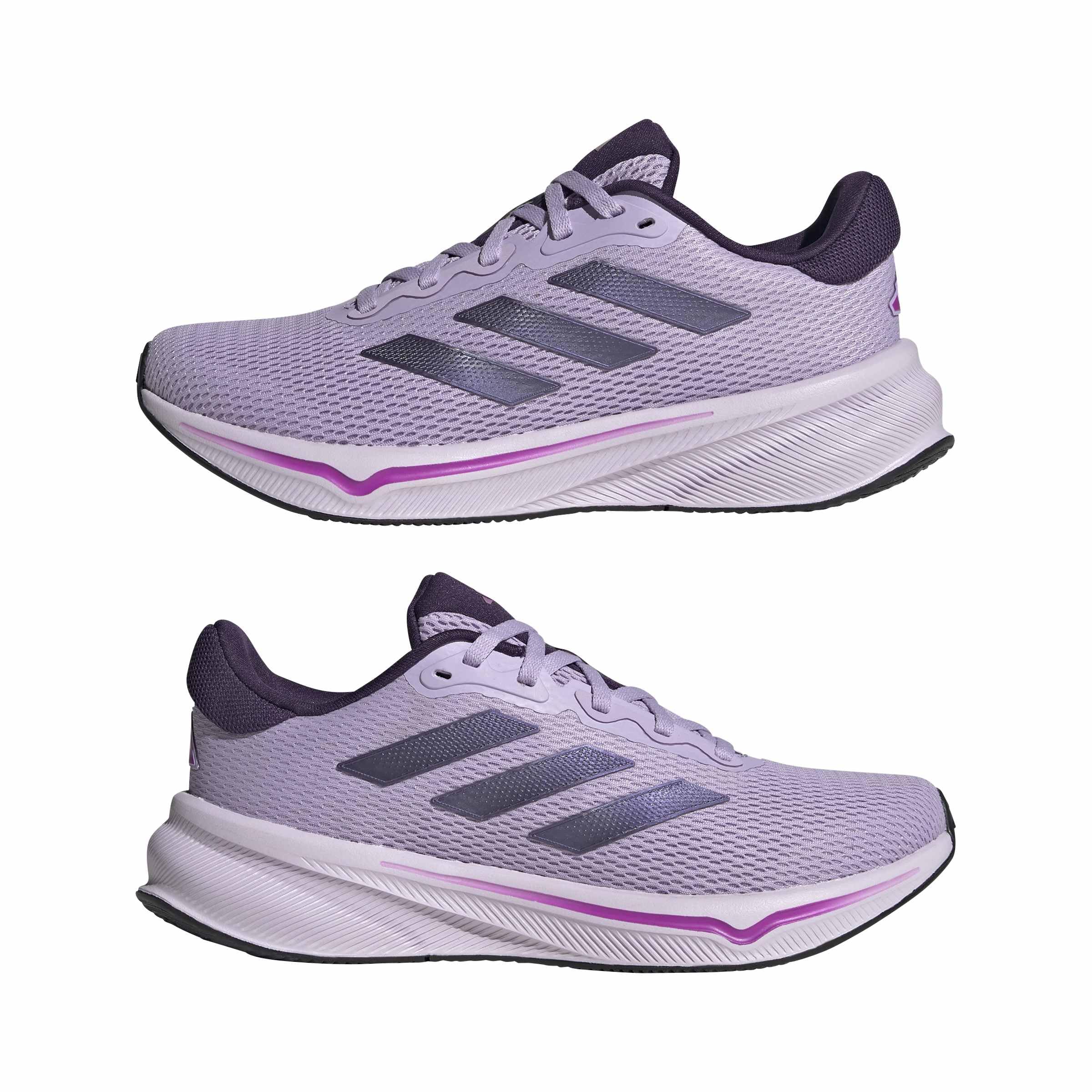 adidas RESPONSE W Kadın Ayakkabı Düşük Bilek (Futbol Dışı), Mor, 39 1/3