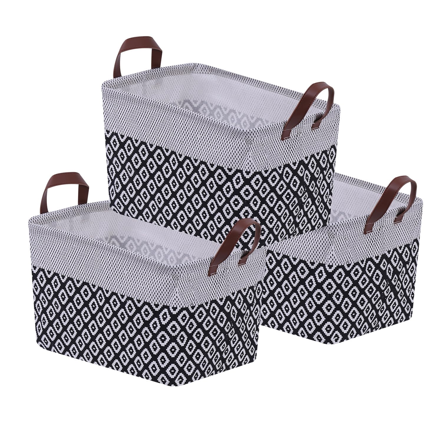 2 Pack Waterproof Laundry Baskets, 65 L Foldable Large Laundry Basket Laundry Hamper Bag Washing Bin Clothes Bag Organizer Basket, Storage Wash Basket Hamper for Toys Bedroom