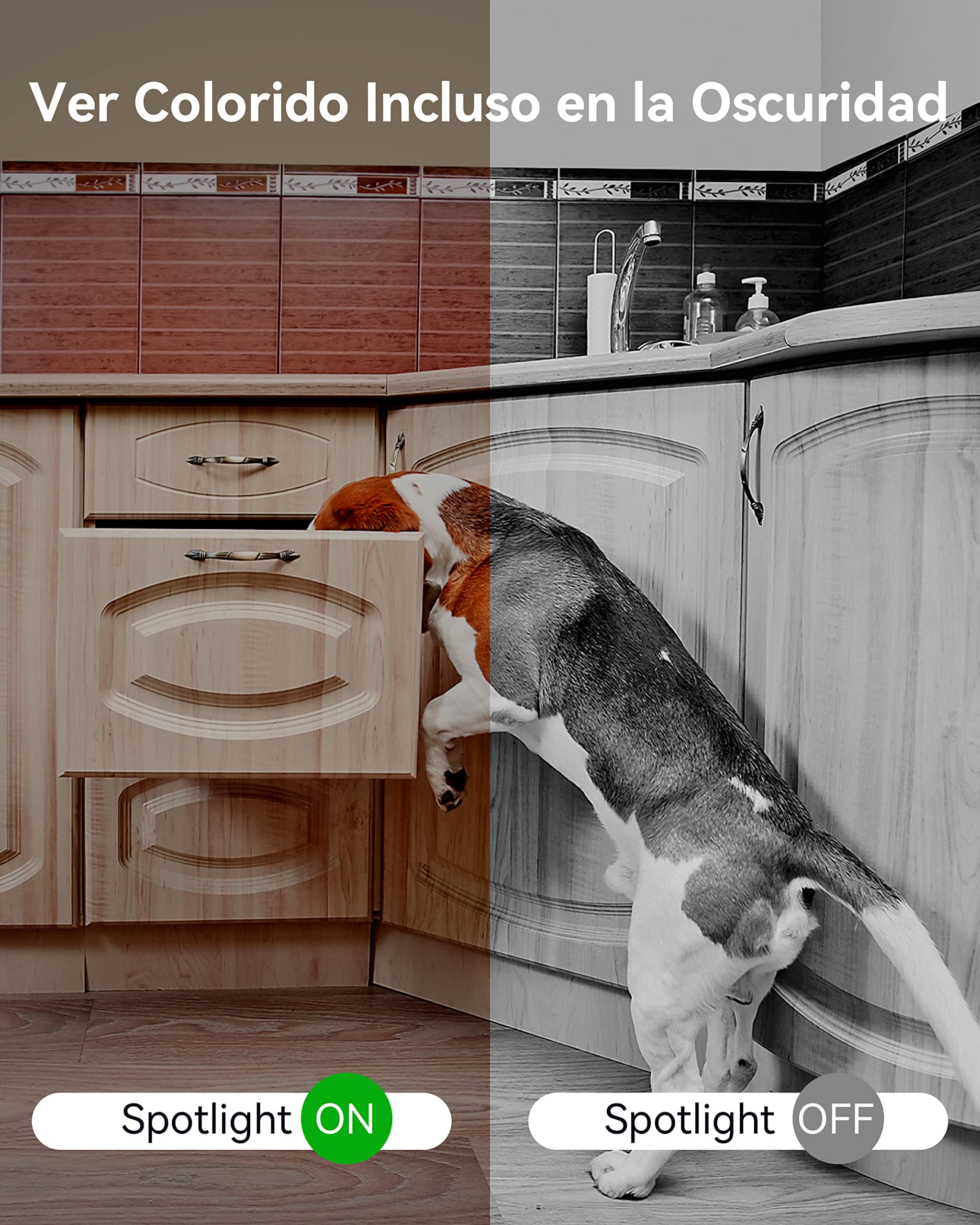 blurams Camara Vigilancia Wi-Fi Interior 2K, Cámara IP 360° Cámara Bebés,Camara Seguridad para Perros/Bebé/Ancianos,Visión Nocturna, Llamada One-Touch,Audio Bidireccional,Admite Tarjeta SD y Cloud