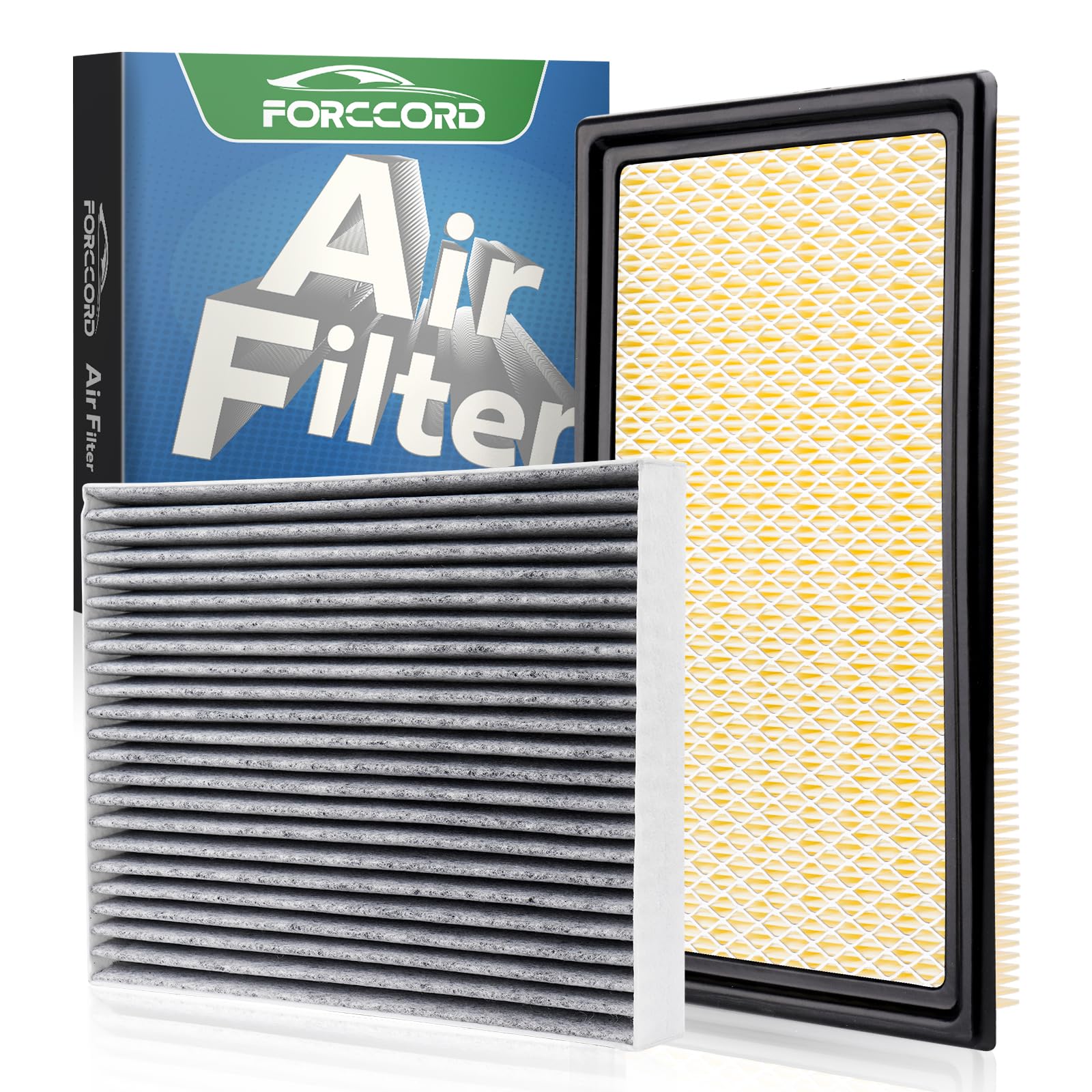 Forccord FOR00271 Cabin and Engine Air Filter Combo