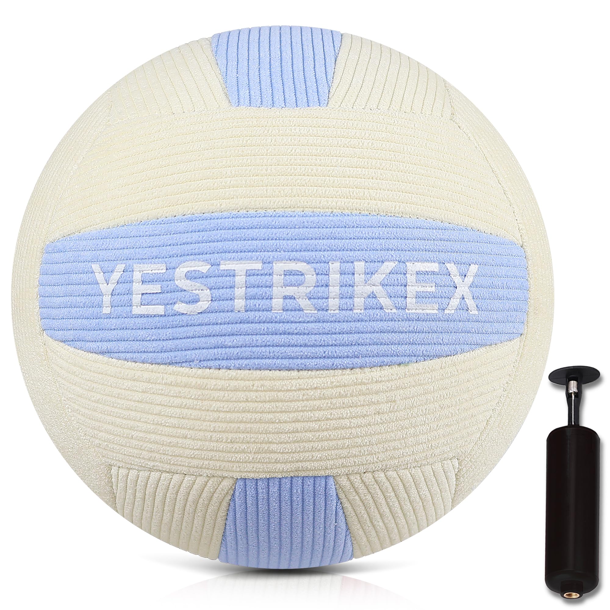 Funda de pana suave al tacto oficial para voleibol que absorbe la humedad, ligera, diseñada para jugar sin dolor en interiores y exteriores, con una sensación realista y rebote para práctica