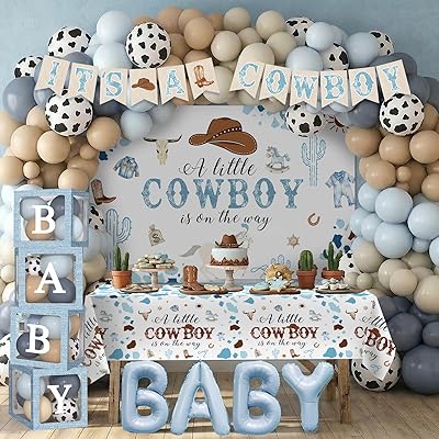 A Little Cowboy On The Way Decoration Sets/Kits!
