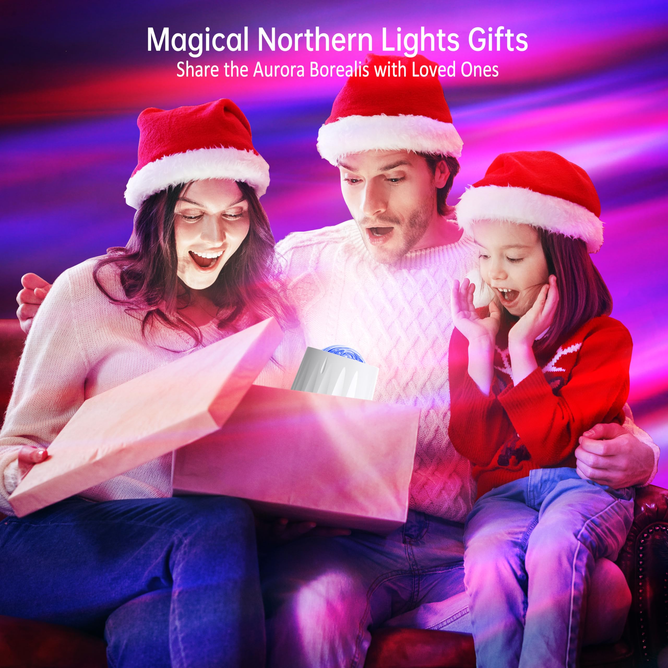 Northern Lights projektor Galaxy lampka nocna z pilotem zdalnego sterowania i funkcją timera, projektor sufitowy Aurora do pomocy w zasypianiu, dekoracja sypialni, dla dzieci i dorosłych