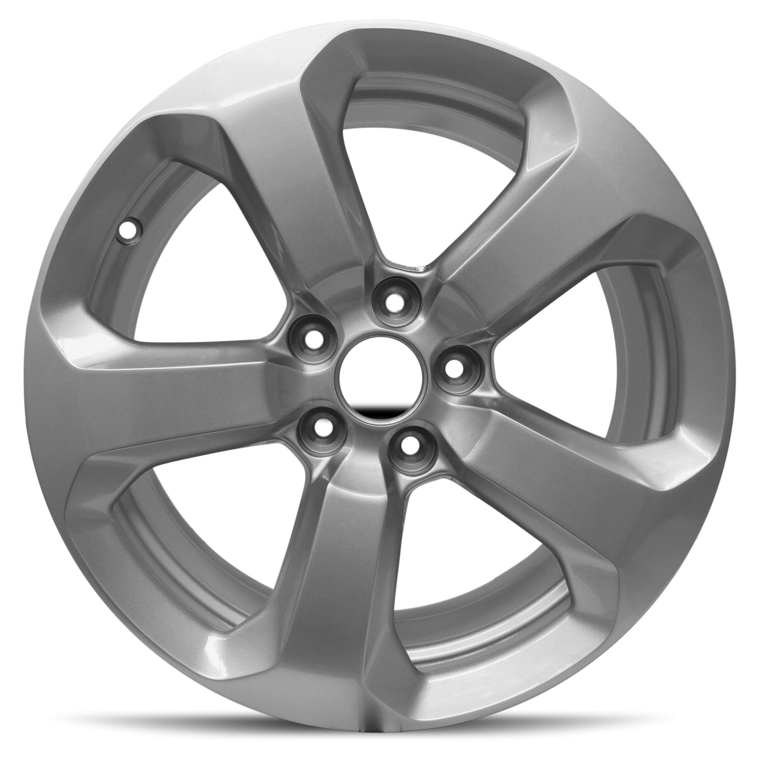 for 2017-2022 Jeep Compass 17 Inch Painted Silver Alloy Rim - OE Direct Replacement - Road Ready SUV Wheel