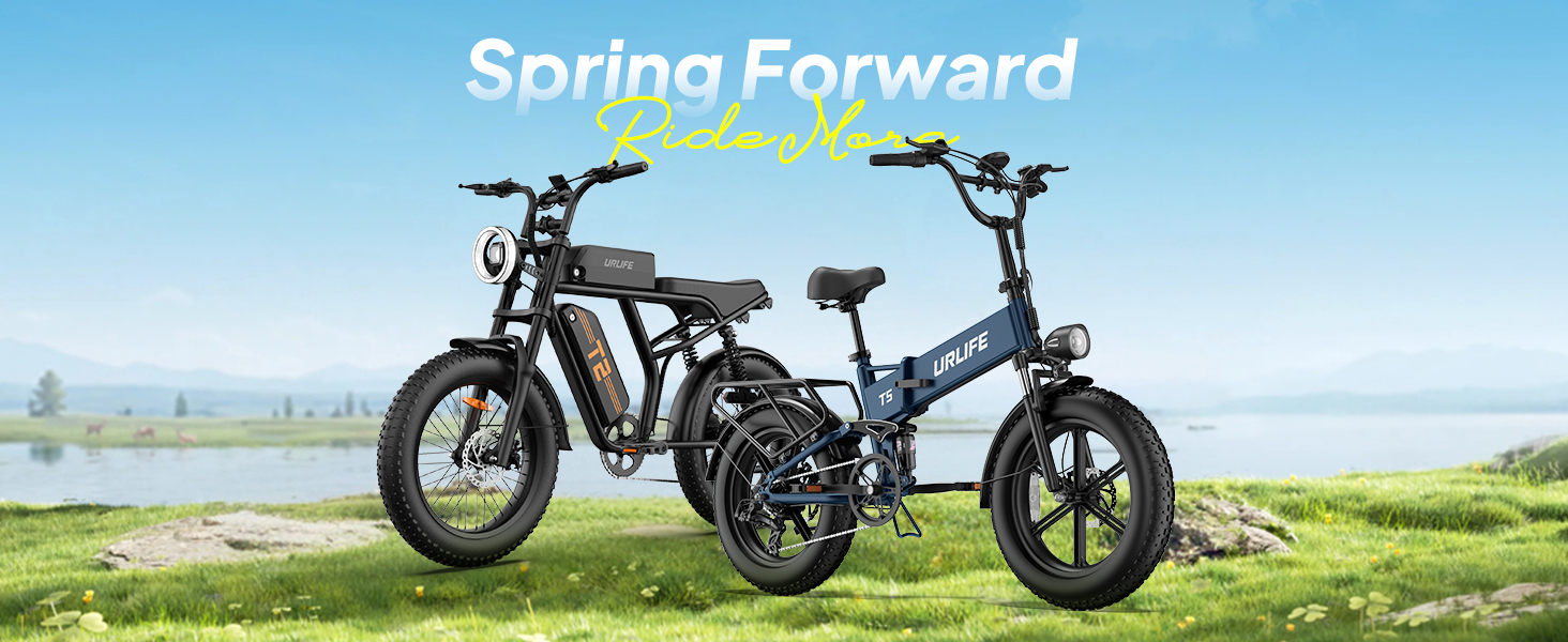 Bici Elettrica URLIFE E20Pro Con Pneumatici Larghi 20x4.0", Batteria 48V 15.6Ah Rimovibile, Display LCD A Colori, 7 Marce, Autonomia 110 Km, Per Adulti