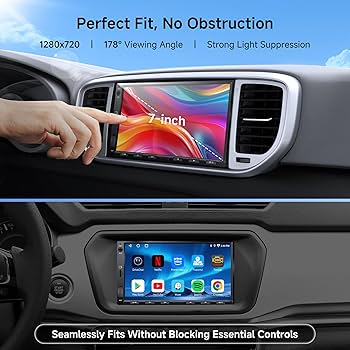 ATOTOLIFE 7inch Double din Android Car Stereo, 2G+32G in