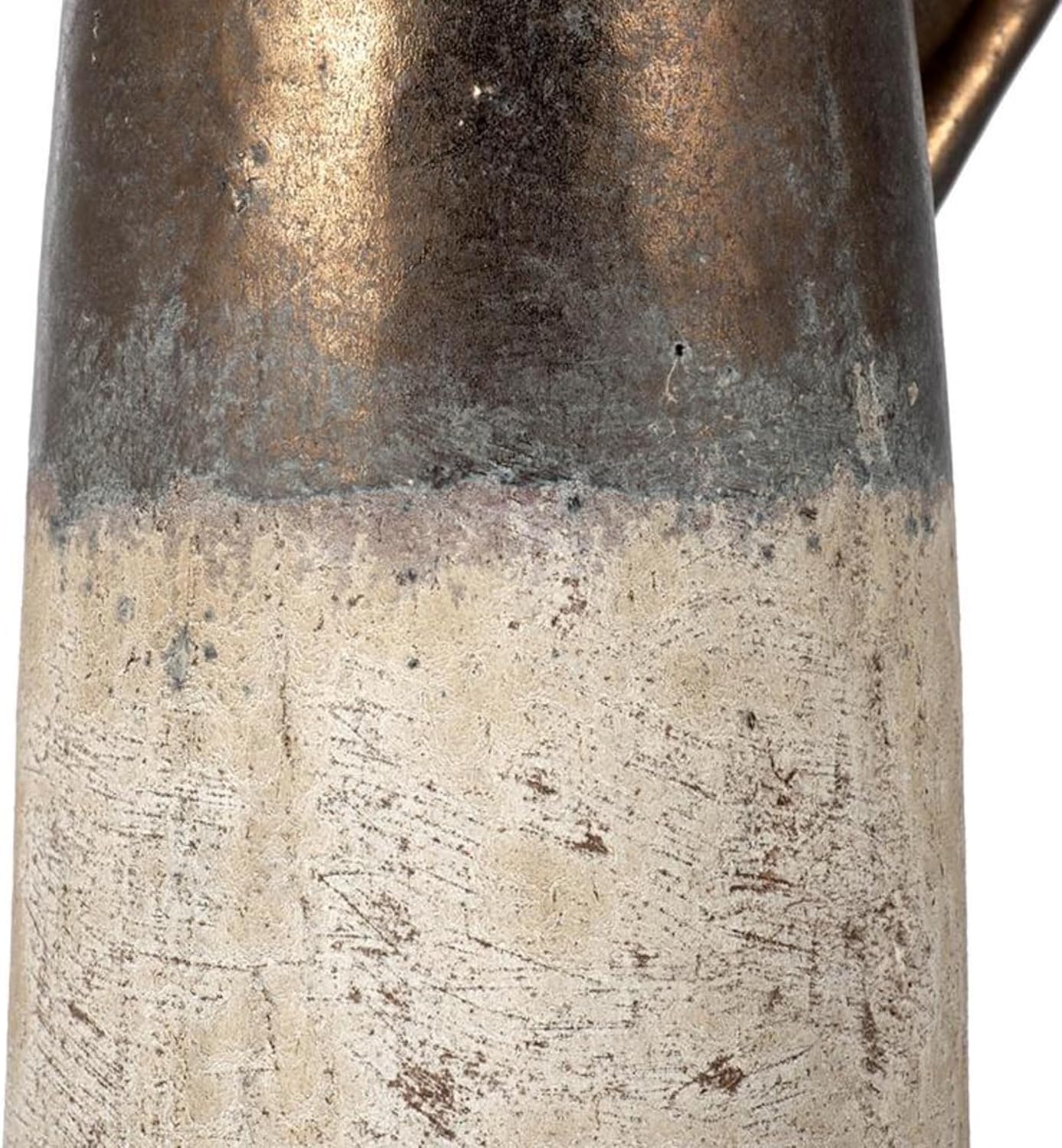 A & B Home 11 in H Sienna Brown Ceramic Indoor Outdoor Candia Pitcher, Home Accent Décor