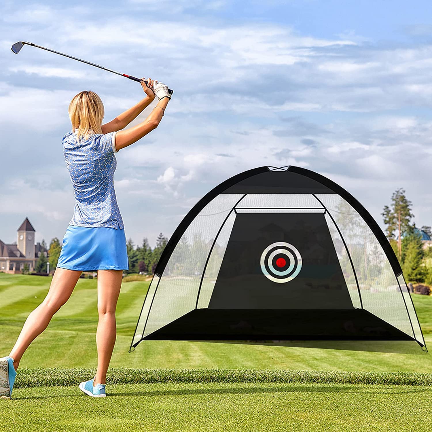 Filet De Golf Entrainement Filets De Frappe De Golf pour Aider à améliorer Les compétences de Conduite/de Frappe/de Frappe de Golf à l'intérieur/à l'extérieur/dans Le Jardin