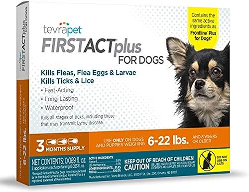 Tópico Tevrapet FirstAct Plus contra pulgas y garrapatas para perros