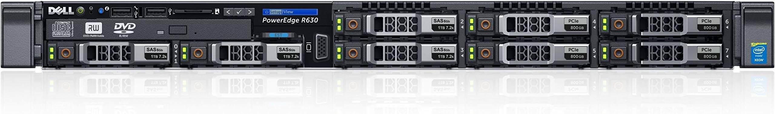 Dell PowerEdge R620 1U Rack Server - Intel Xeon E5-2609 v2 2.50 GHz 462-7539