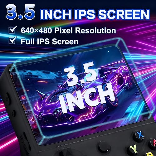 Miniatura 4 de RG36PRO - Consola de juegos portátil, pantalla de 3.5 pulgadas, compatible con 30000+juegos clásicos, tarjeta TF 64G, sistema de código abierto