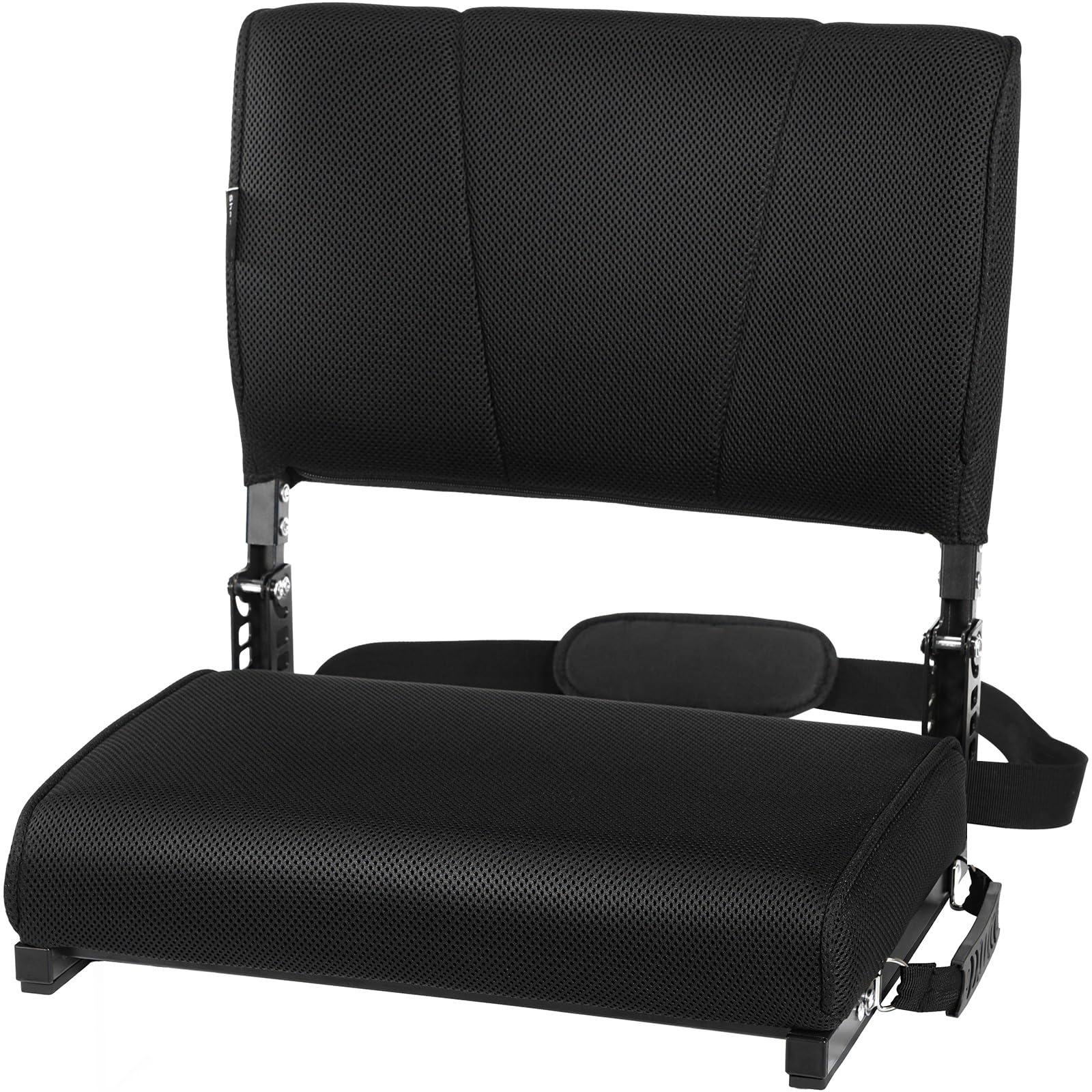 Stadium Seats with Back Support, Bleacher Chairs with Back and Cushion, Stadium Seats for Bleachers Curved Backrest,Padded Portable Folding Stadium Chair with Shoulder Strap for Sports Events