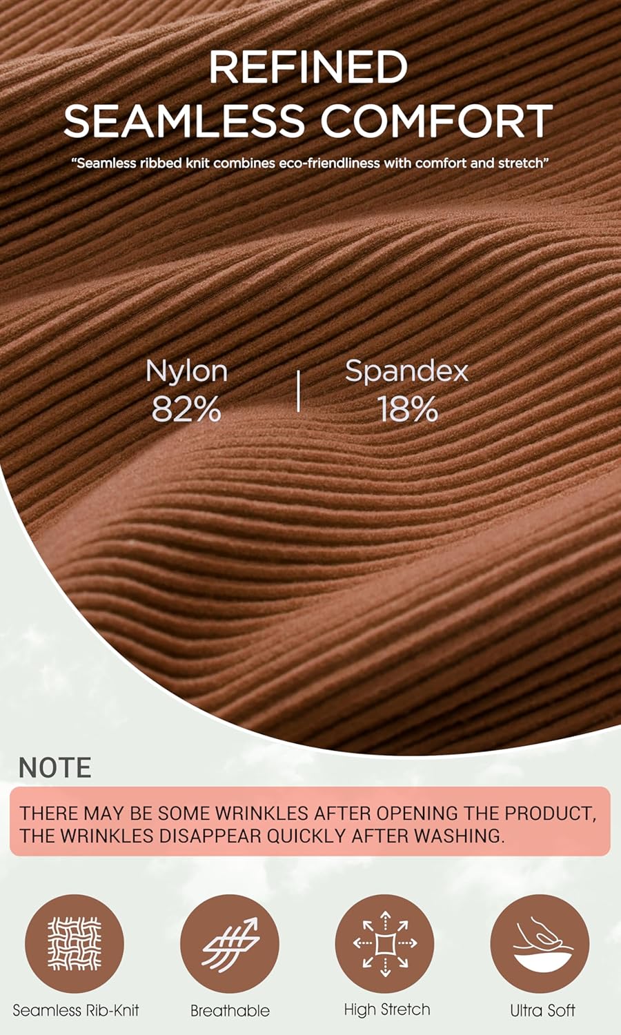 ODODOS Seamless Sweetheart Neck Crop Tank for Women Ribbed Strappy Racerback Cropped Cami Tops - Image 6