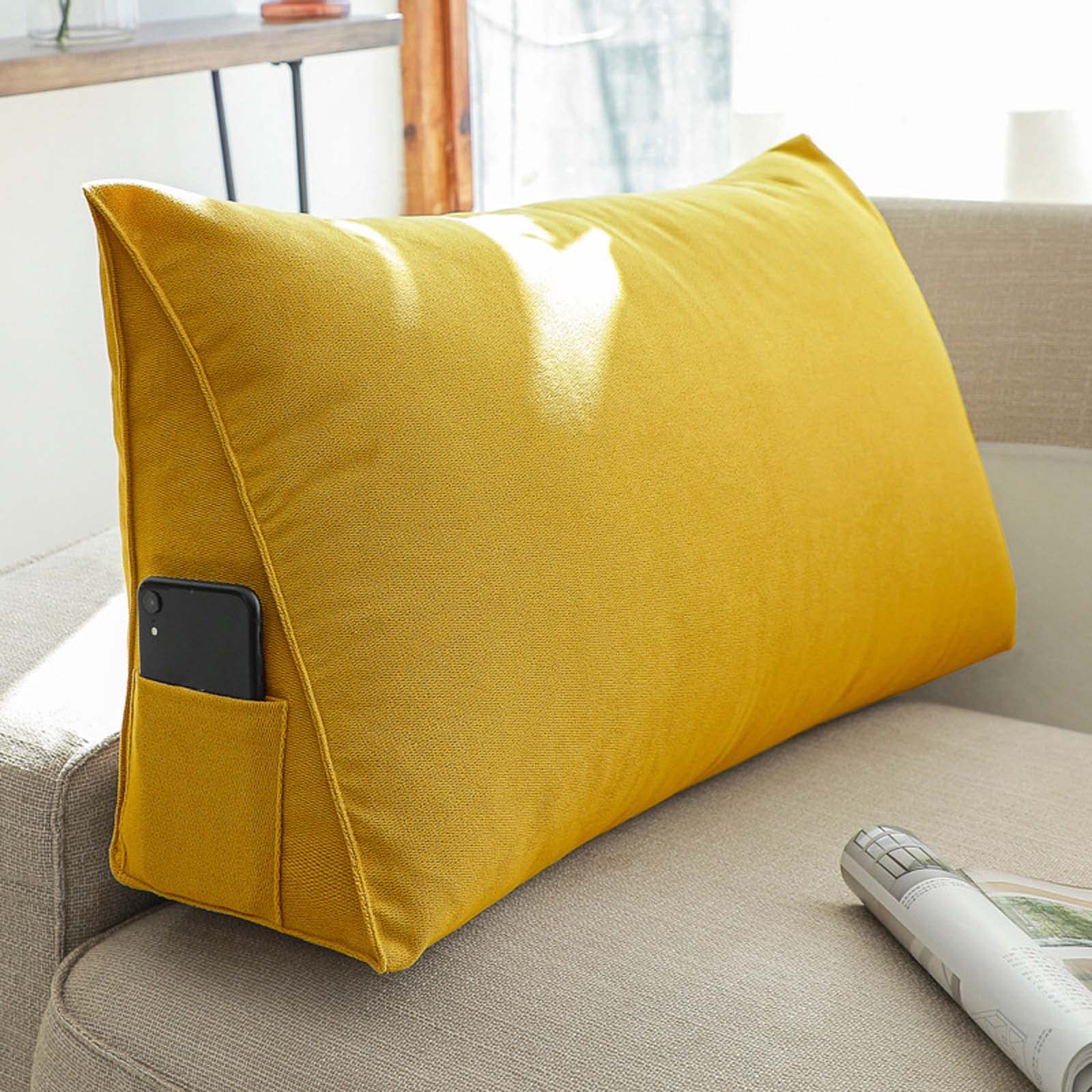 Almohada para espalda, cuello, embarazo, maternidad, soporte corporal, cojín cómodo, cuidado fácil