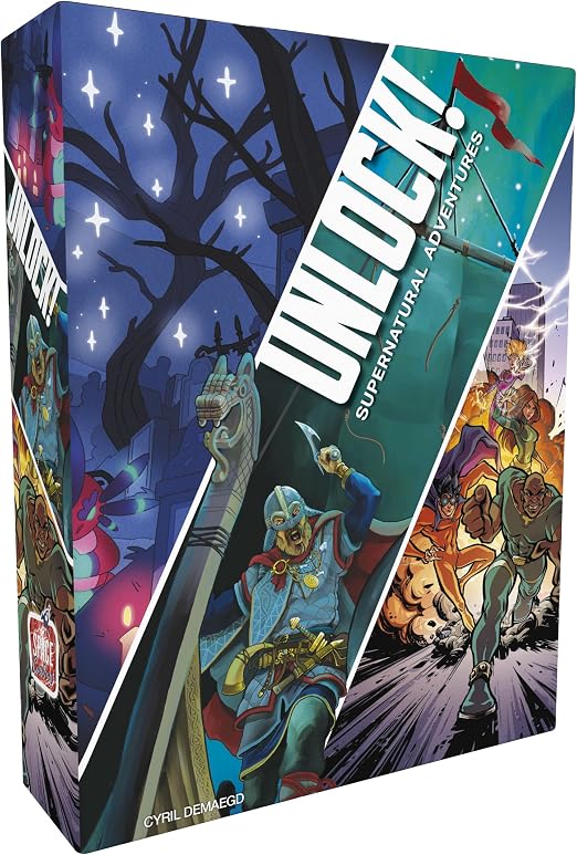 UNLOCK! Timeless Adventures Card Game - Escape Room-Inspired Cooperative Adventure, Fun Family Game for Kids and Adults, Ages 10+, 1-6 Players, 1 Hour Playtime, Made by Space Cowboys main image 1