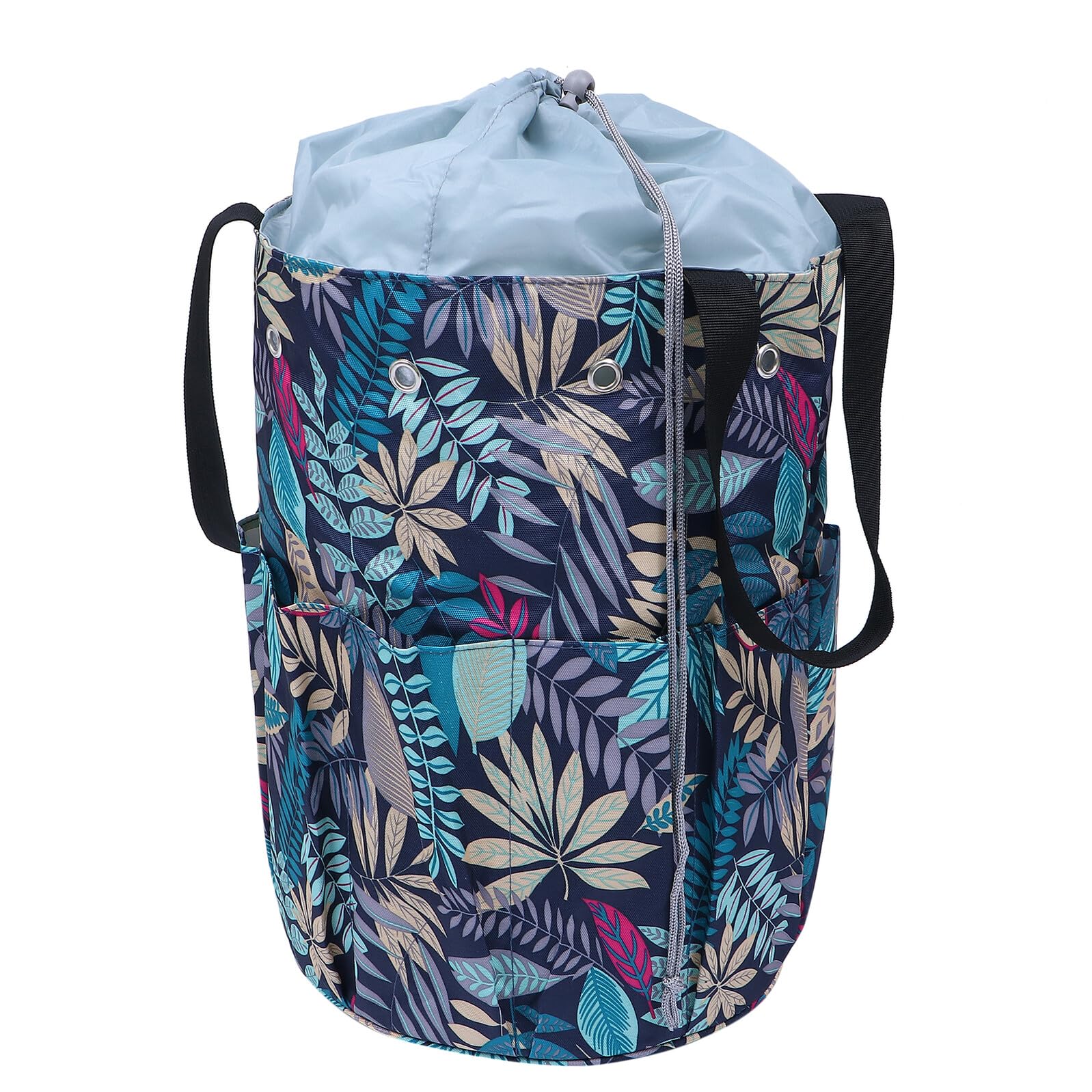 Multifunktionale Oxford Aufbewahrungstasche für Handarbeiten Widerstandsfähige Garn organizer Tasche mit Seitenfach für Häkel Strickzubehör Tragbarer Projekttasche für Garn und