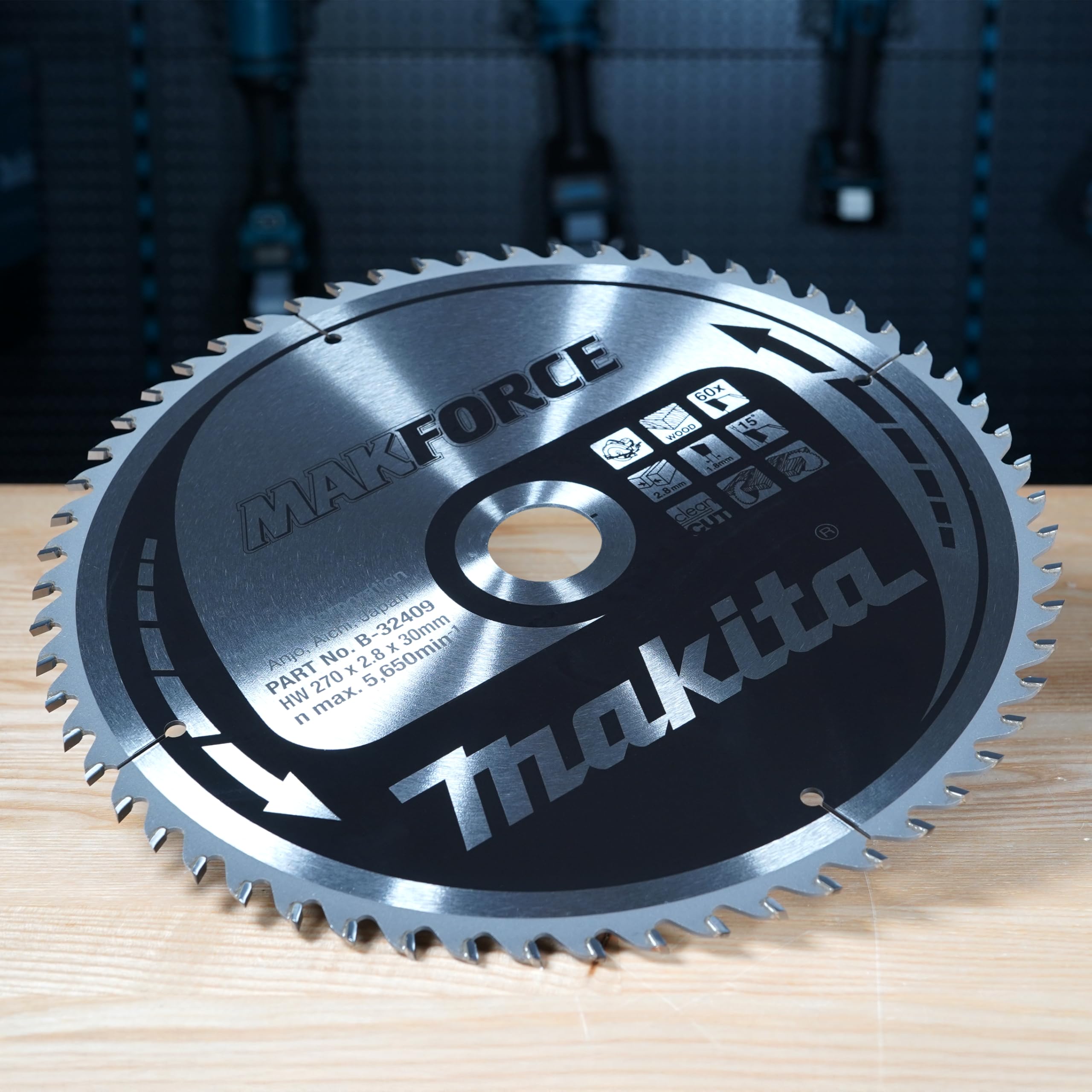 Makita makforce saege feuilles, 270 x 30 mm 60-tooth, 32409