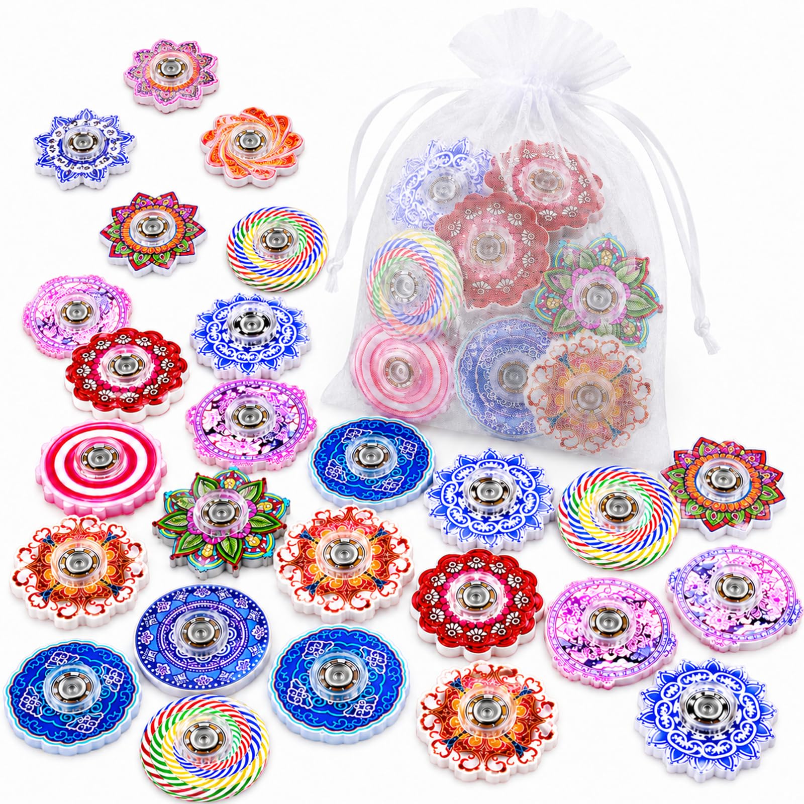 LCRhex 30 Pcs Party Bag Fillers, Colorful Party Gifts Sensory Gifts