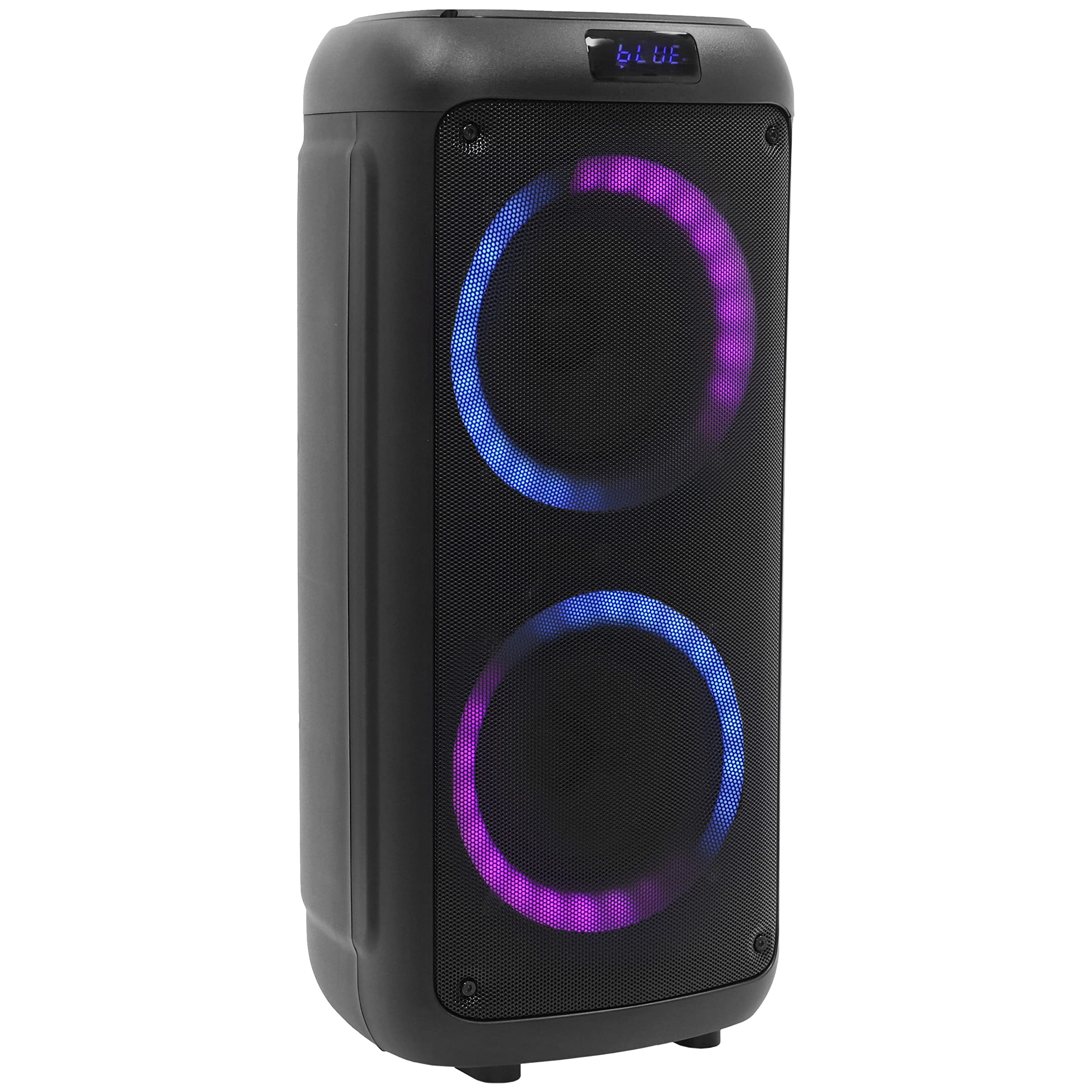 BoomTone DJ Boomaster 300 Powerful Portable LED Luminous Bluetooth Speaker 250W, Karaoke Speaker, Wireless Bluetooth, TWS, USB Rechargeable, Tuner, USB/SD Card Reader