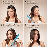 Vista 5 de Nano Titanium Ionic Hair Straightener, Professional Flat Iron For All Hair Types