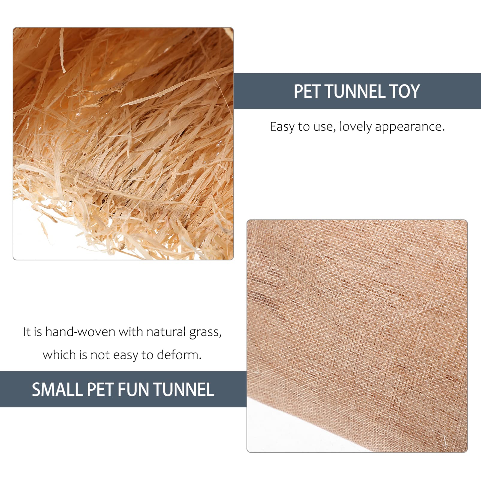 FRCOLOR 2stücke Hamster Schlafnest Wärme Und Komfort Für Kleintiere Tunnelspielzeug Aus -freiem Material Für Hamster Und Meerschweinchen Kompakte Für Käfige Und Ecken
