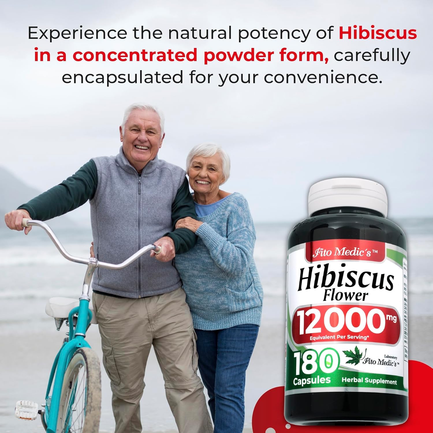 Lab | Hibiscus | Flor de Jamaica | 180 Capsules | Ultra high Absorption. - Image 3
