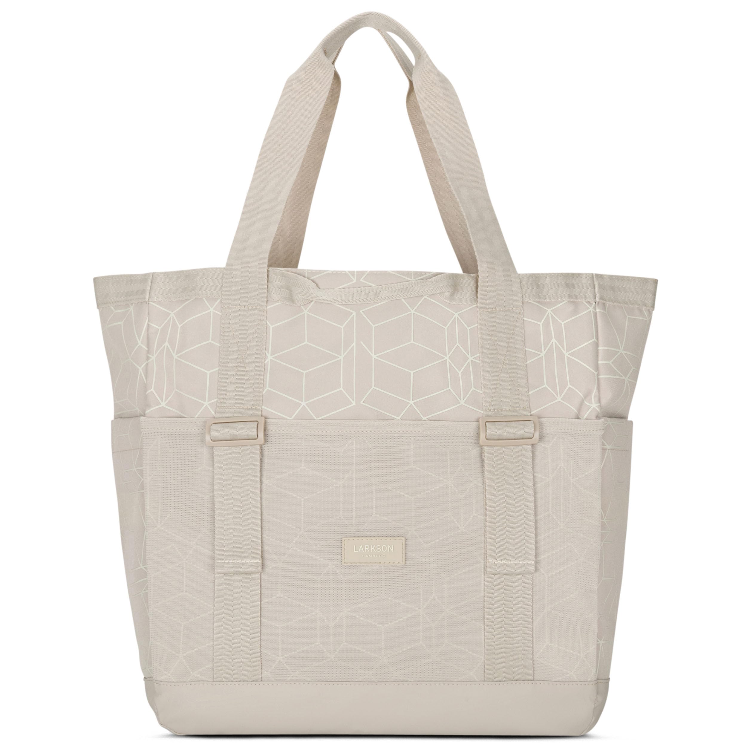 LARKSON Bolsa De Playa Mujer Hombre - Smilla - Tote Bag Grande Para Vacaciones, Deportes, Viajes - Bolso Shopper Con Cremallera - Repelente Al Agua