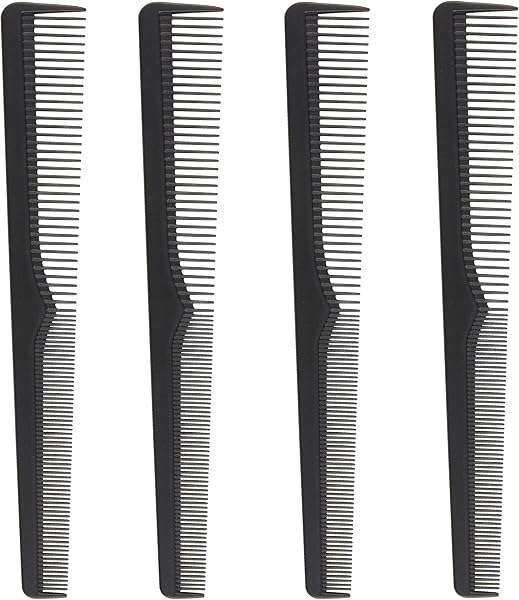 Premium Carbon Fiber Barber Combs (4-Pack) – The Last Comb Set You’ll Need for Locs