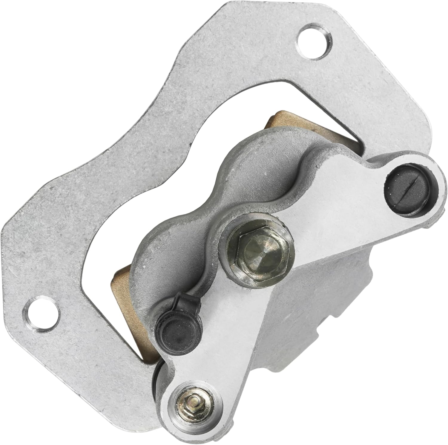 Caltric Rear Left Brake Caliper with Pads Compatible with Polaris RZR 4 900 2015 2016 2017 2018