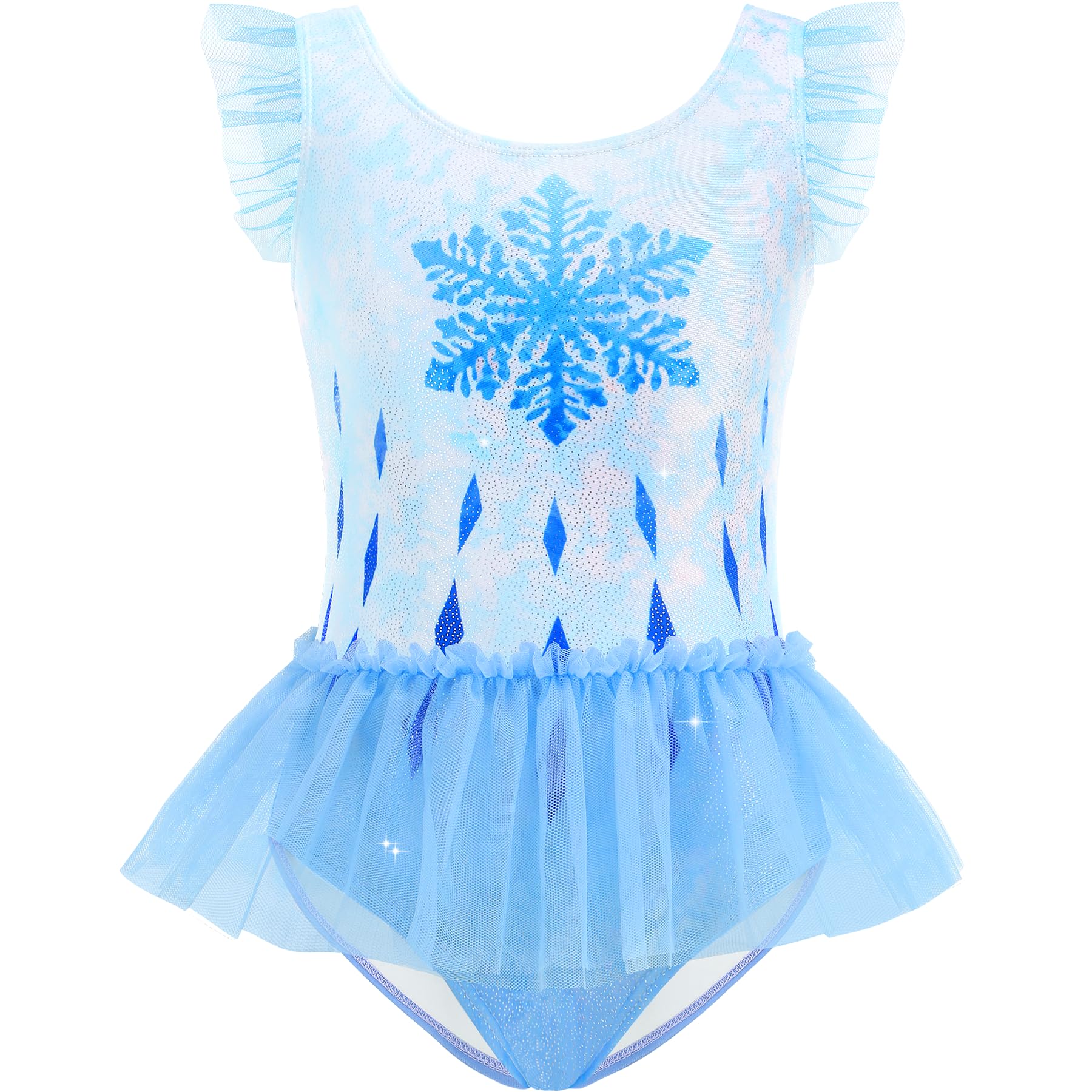 Girls One Piece Swimsuit Cute Princess Bathing Suits Beach Swimwears