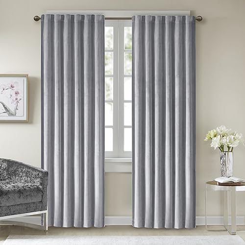 Velvet Curtain Panels Amazon Com