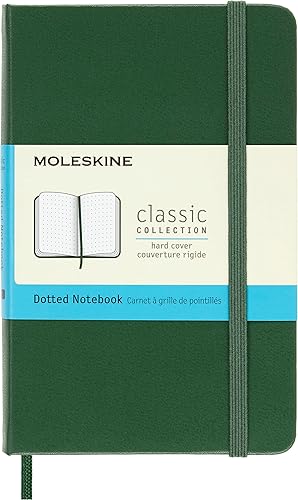 Miniatura 23 de Moleskine Cuaderno clásico, grande, liso, verde limón, tapa dura (5 x 8.25)