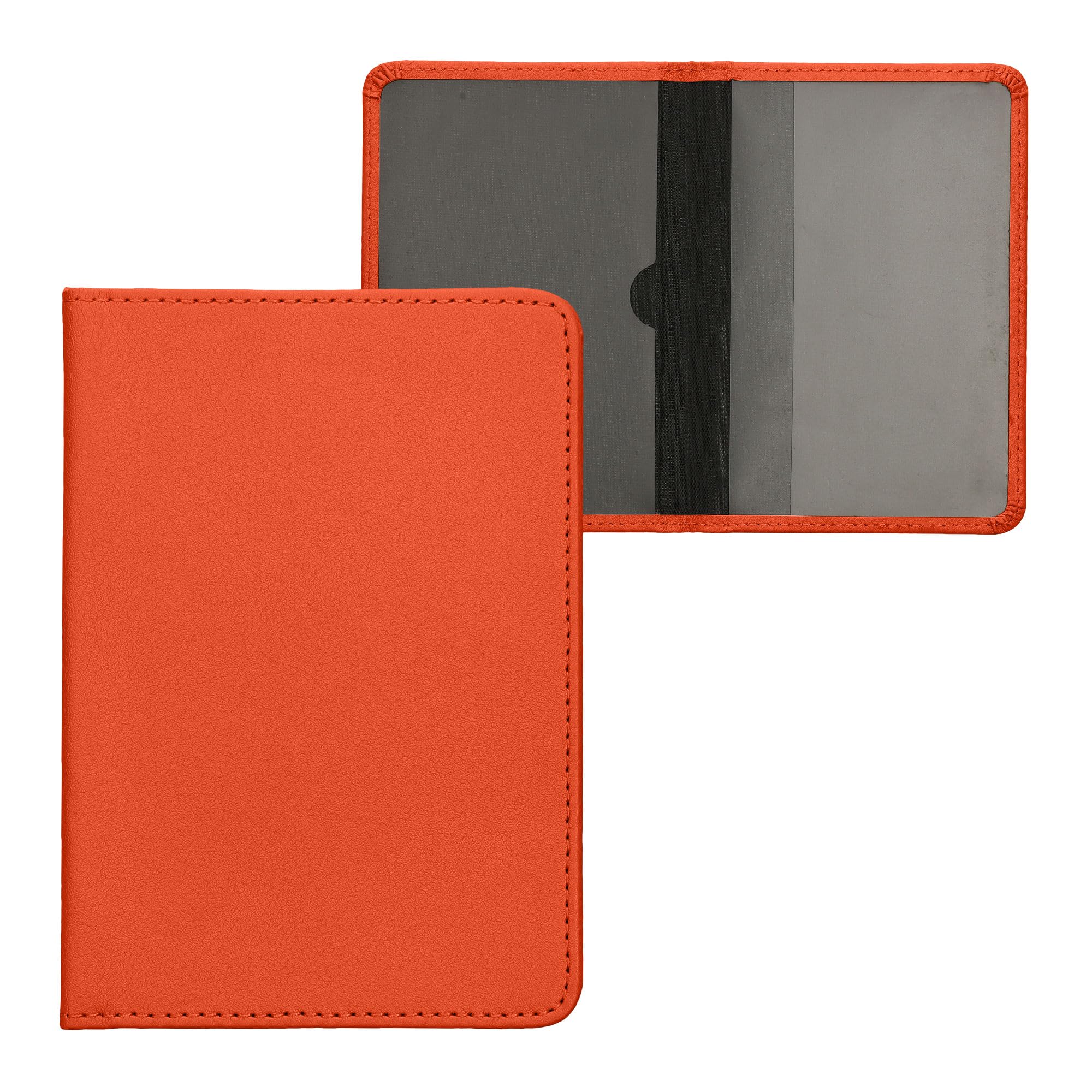 kwmobile Uchwyt rejestracyjny i ubezpieczeniowy – uchwyt na dokumenty i karty pojazdu – skóra PU, 4.7" x 6.9" (open), 3.6" x 5.1" (folded), Nowoczesny