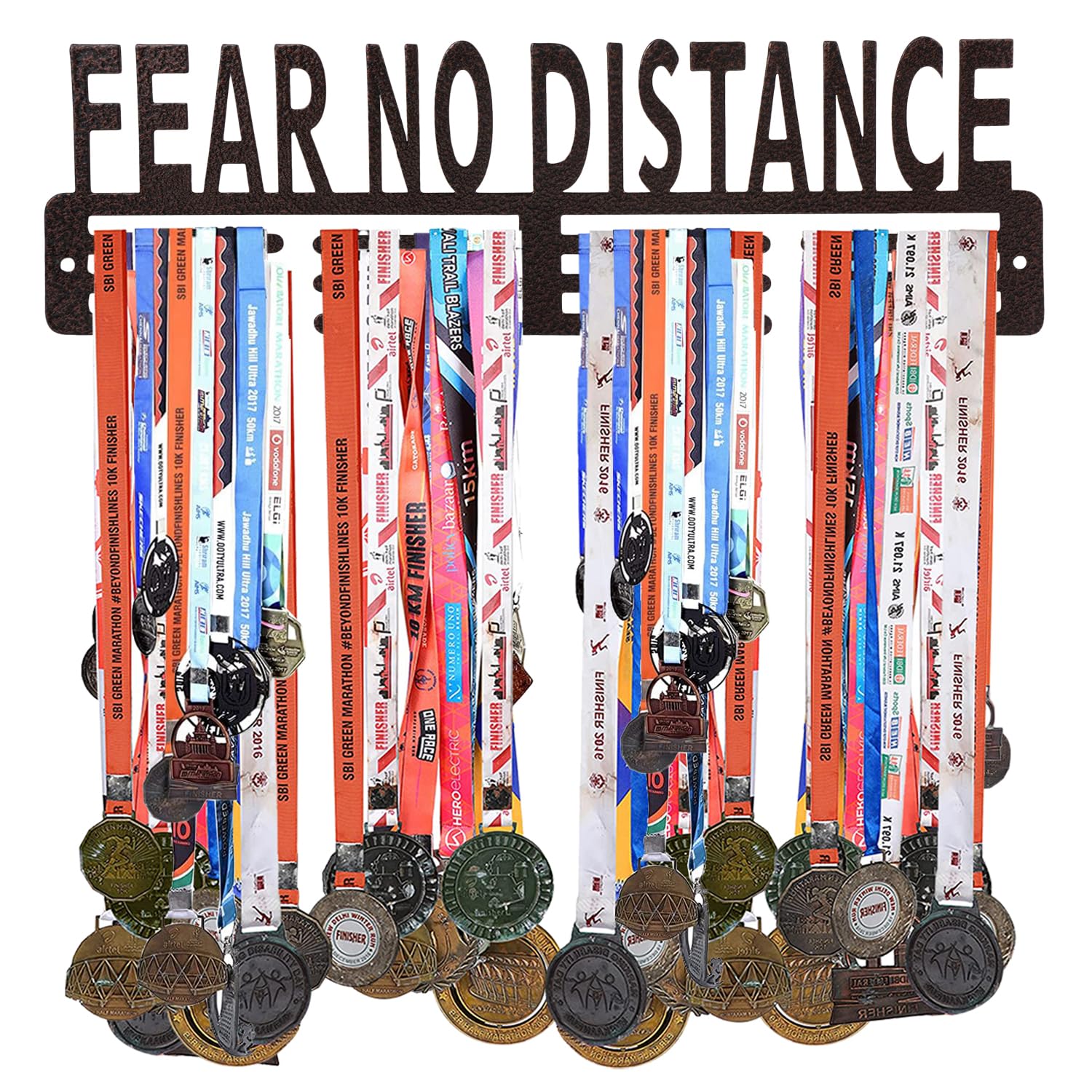 Seahz Artworks Medal Holder for Wall | Medal Hangers for Wall | Fear No Brown Medal Holder Display Holds Upto 24-30 Medals (B0CJRK5PKQ) Amazon Price History, Amazon Price Tracker