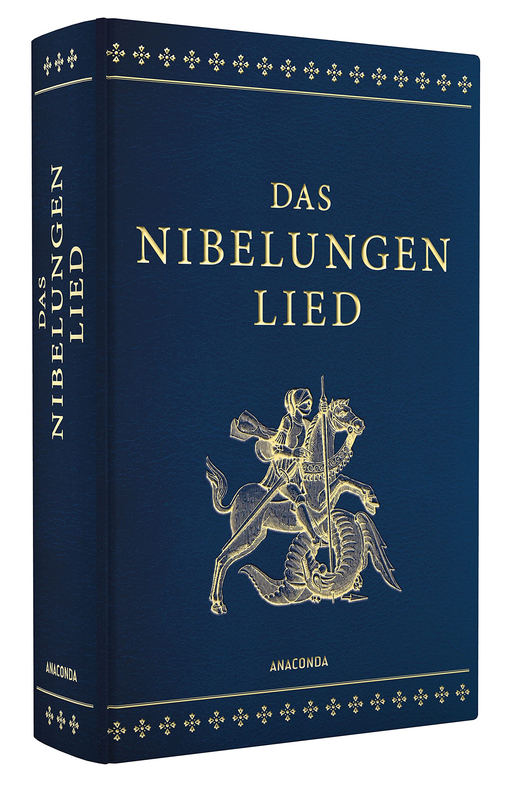 Das Nibelungenlied: Gebunden in Cabra-Leder mit Goldprägung. Das Helden-Epos um Siegfried, Hagen von Tronje und Kriemhild. Übertragung der Nibelungen-Sage von Karl Simrock (Cabra-Leder-Reihe, Band 3)