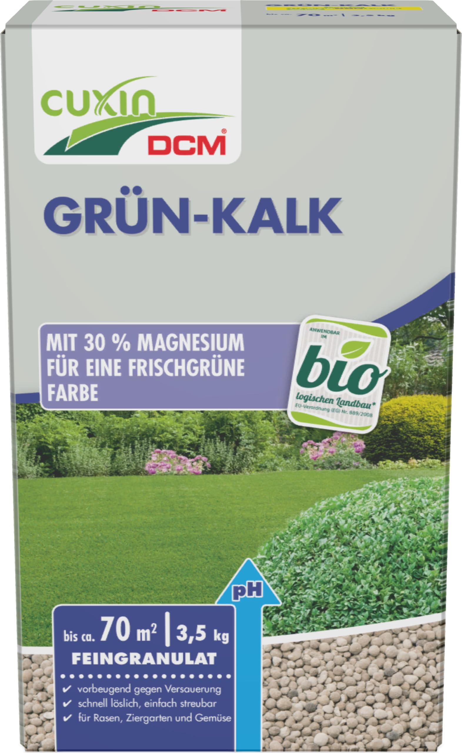 DCM Grn Kalk - Rasenkalk - Magnesiumkalk - Kalkdnger - Kalkstickstoff  Dnger - 3,5 KG fr 70qm : Amazon.de: Garten