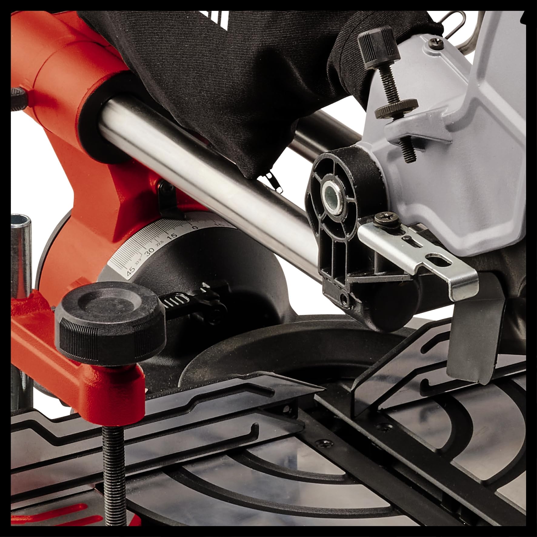 Einhell Zug-Kapp-Gehrungssäge TE-SM 8 L Dual (1800 W, max. 65 mm x 305 mm Schnitttiefe/-breite, Ø 216 mm Sägeblatt, beidseitig neigbarer Sägekopf, Zugfunktion, Laser)