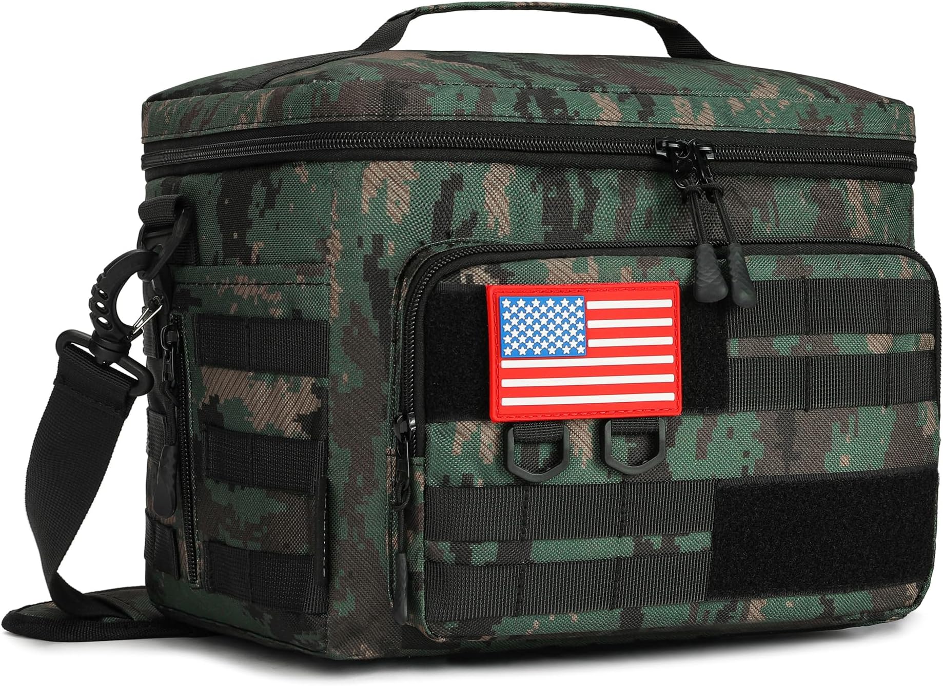JOINGO Tactical Lunch Box - Insulated Leakproof Meal Bag With Shoulder Strap For Work, Travel, Camping