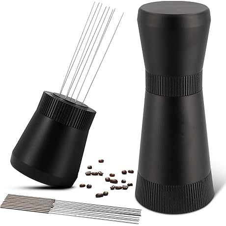 0.35mm 8 Needle Espresso Distribution Tool for Calibrated Coffee Ground Distribution