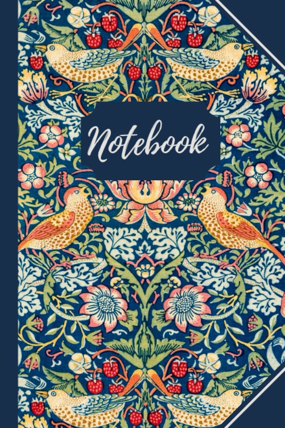 The Strawberry Thief: William Morris Inspired Journal. 120 lined pages