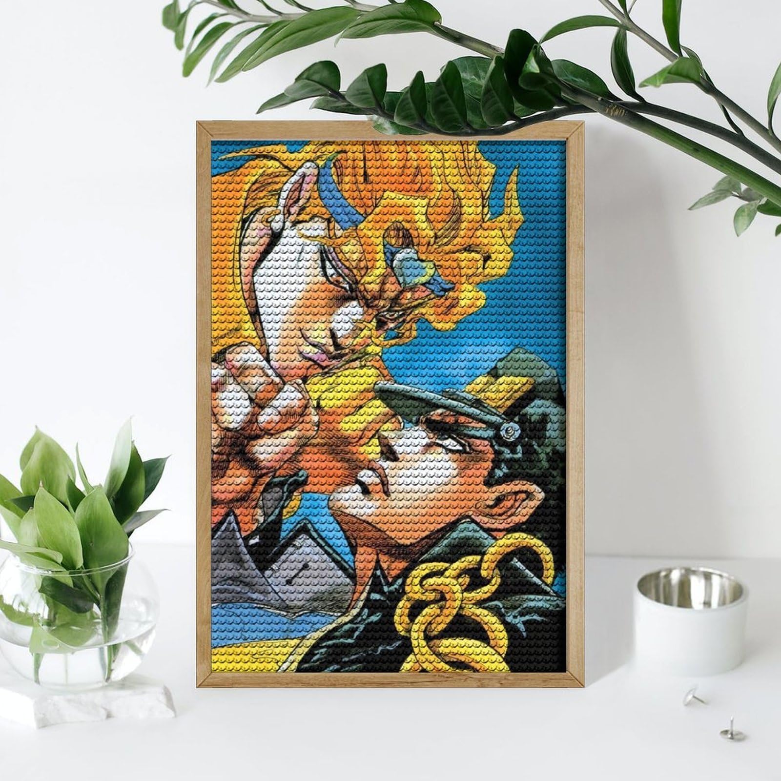 Amazon | ダイヤモンドアート ジョジョの奇妙な冒険 ダイヤモンド絵画