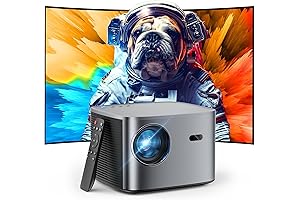 Groview 4K Projector with WiFi 500ANSI for Outdoor Movies
